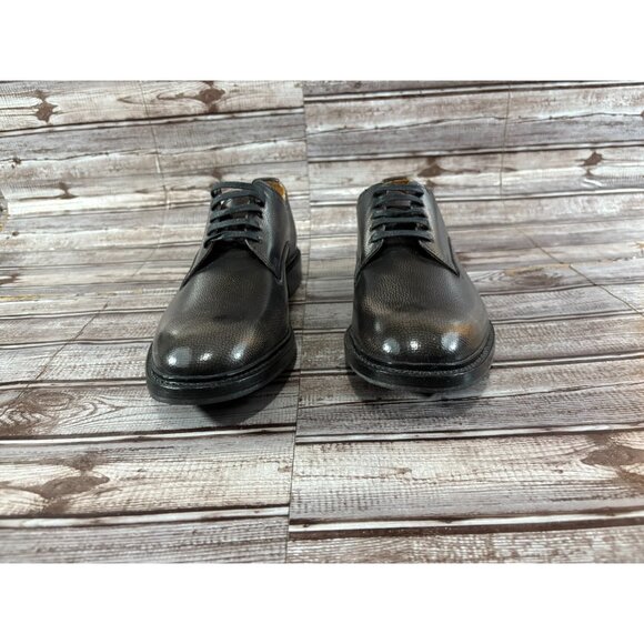 Allen Edmonds "TREVOR" Pebble Toe Derby Dress Shoe sz 9 D color Black Brand new - Picture 2 of 9